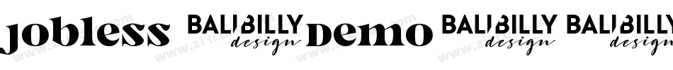 Jobless (DEMO)字体转换